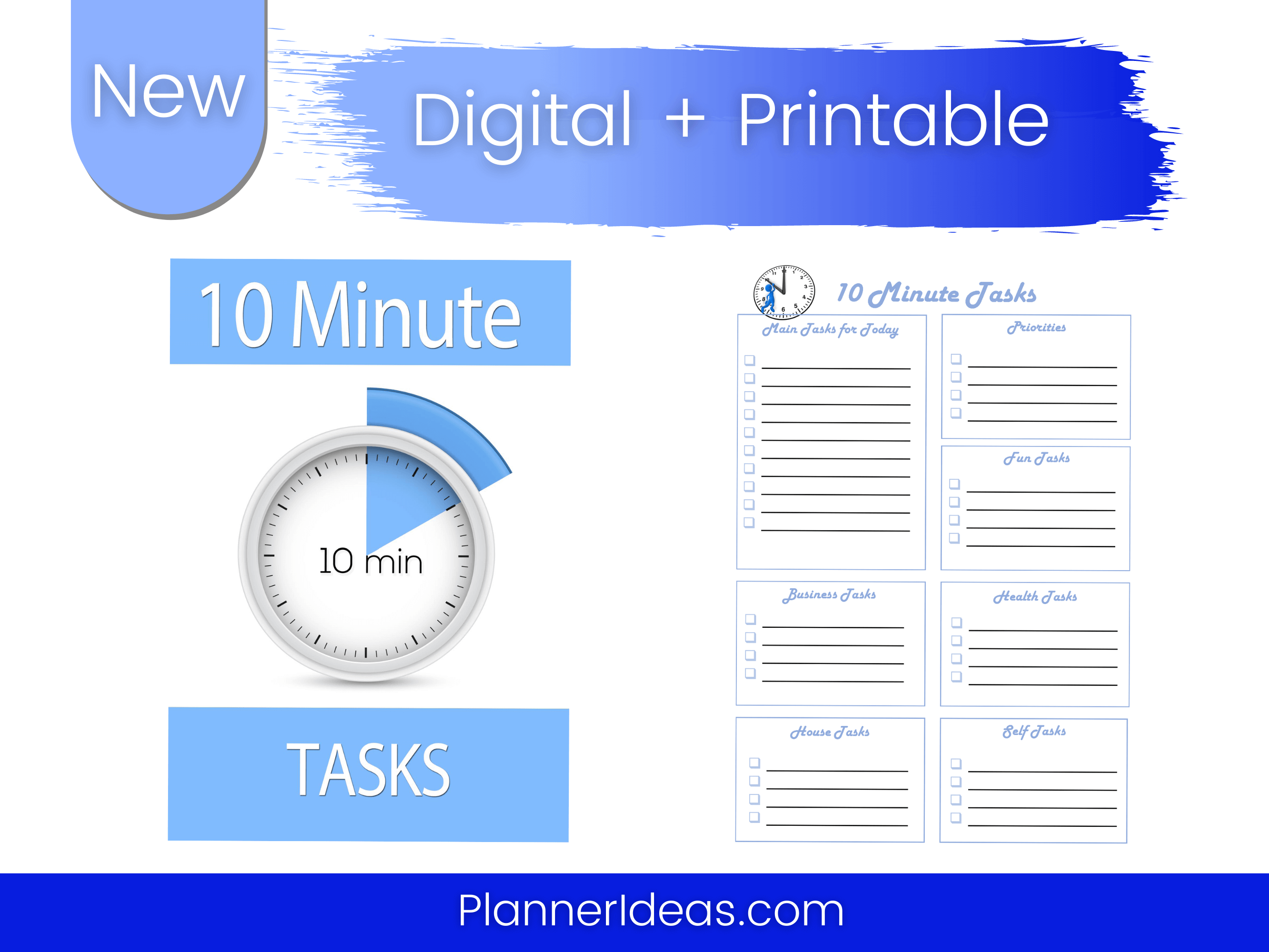 10 min tasks planner page format 1
