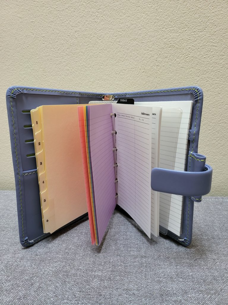 Filofax Metropol Pocket Organiser-Lavender-Refills
